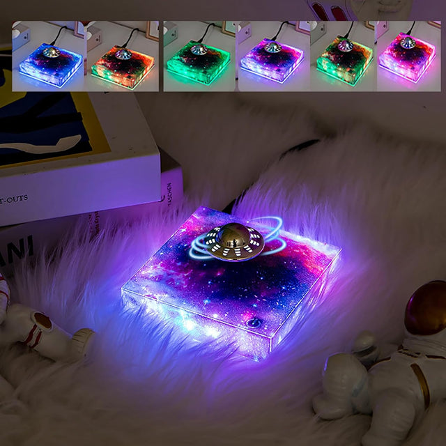 Levitating UFO Lamp Floating RGB Galaxy Light Home Decor Display Cool Gadgets