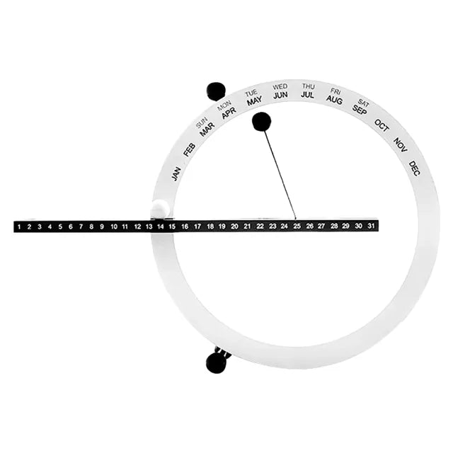 Magnetic Wall Calendar Tabletop Calendar Nordic Style Home Decoration