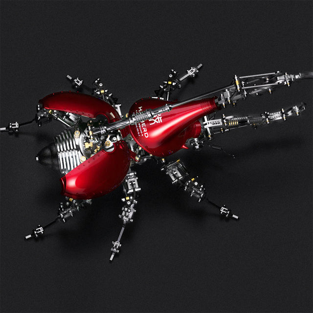DIY 3D Beetle Insects with Long Horn Metal Model Puzzles Kits