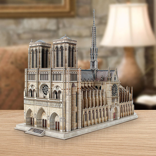 1:250 3D Puzzle DAME DE PARIS Model Kit DIY Craft Art Projects For Kids