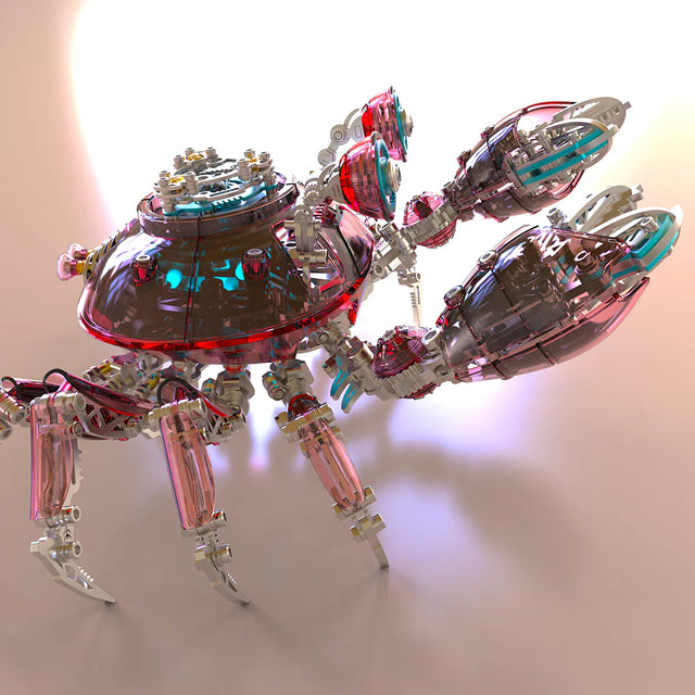 3D DIY Metal Mechanical Crab Assembly Kit