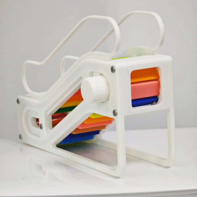 3D Printed Escalator Ranbow Simulation Lift Button Elevator Model Children Toy