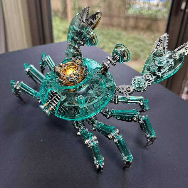 3D DIY Metal Mechanical Crab Assembly Kit
