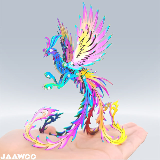 DIY 3D Metal Mechanical Phoenix Assembly Building Models Kit