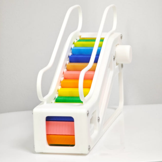 3D Printed Escalator Ranbow Simulation Lift Button Elevator Model Children Toy