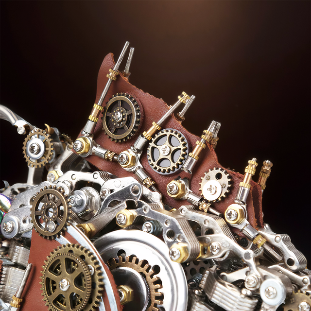 DIY 3D Mechanical Anglefish Metal Model Puzzles Building Block Set Toys