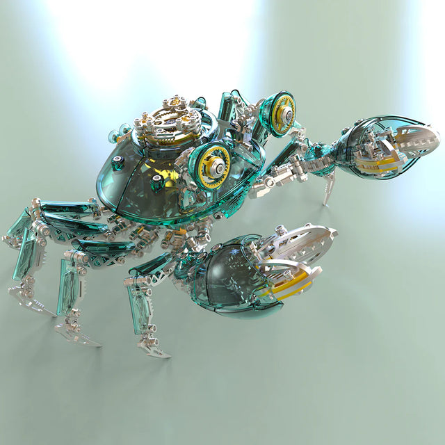 3D DIY Metal Mechanical Crab Assembly Kit