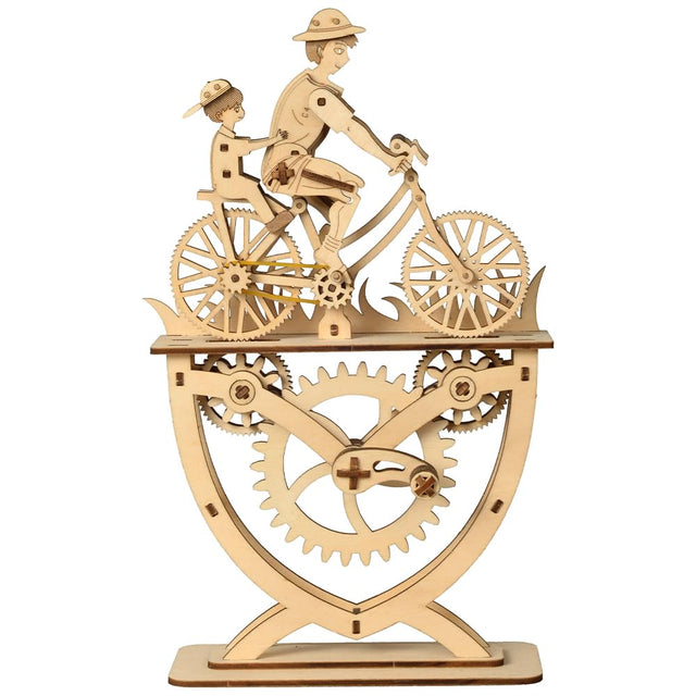 3D Wooden DlY Handmade Bicycle Wooden Assembled Model Assembled Puzzle Toy