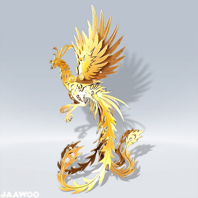 DIY 3D Metal Mechanical Phoenix Assembly Building Models Kit