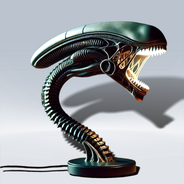 Creative Alien Creature Light Holder Home Decor Table Lamp Desktop Ornament