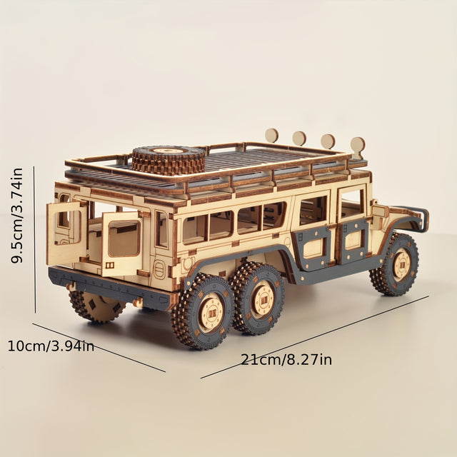 3D Wooden Puzzle Motorcycle Vehicle Model Kit DIY Assembly Toy Creative Gift