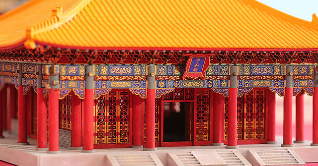 Zhonghe Hall Collection Building 3D Puzzles Mortise and Tenon DIY Model Kit