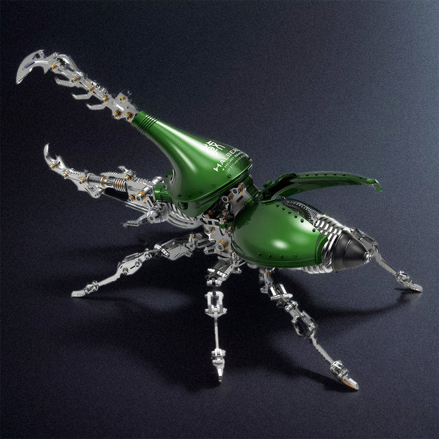 DIY 3D Beetle Insects with Long Horn Metal Model Puzzles Kits
