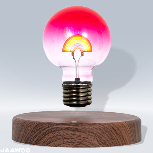 Magnetic Floating Lamp Levitation Rainbow Bulb Nightlight Creativity Room Decor