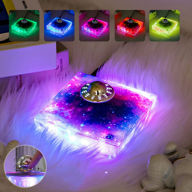 Levitating UFO Lamp Floating RGB Galaxy Light Home Decor Display Cool Gadgets