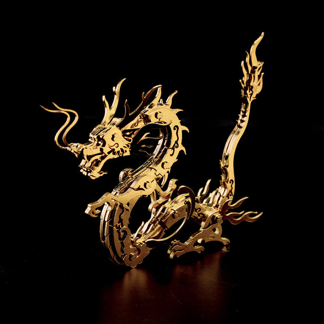 DIY 3D Metal Mechanical East Dragon Assembly Building Models Kit