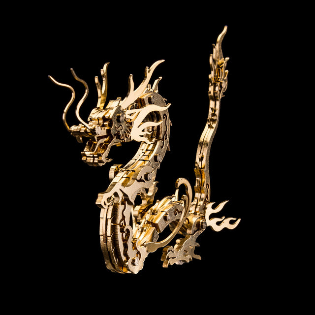 DIY 3D Metal Mechanical East Dragon Assembly Building Models Kit