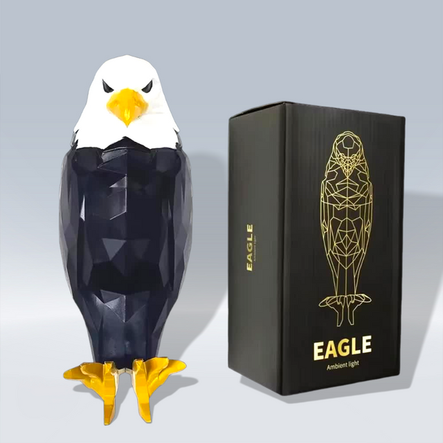 Bald Eagle Wall Light Magnet American Eagle LED Night Light with Remote Control