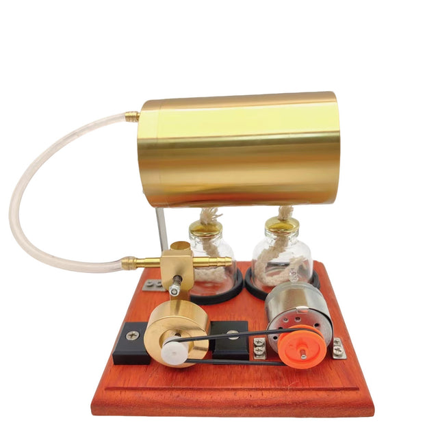 Mini Swing Type Steam Engine Generator Steam Power Machine Educational and Hobby Gift