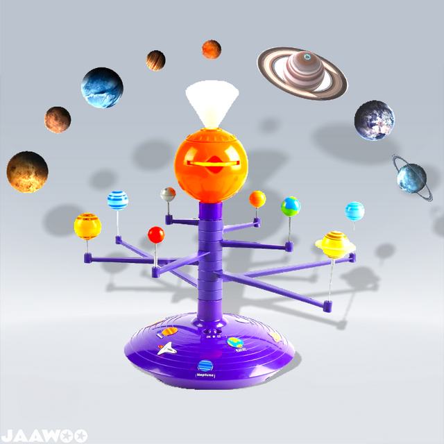 Solar System for Kids Talking Astronomy Space Model Kit DIY Educational Toys