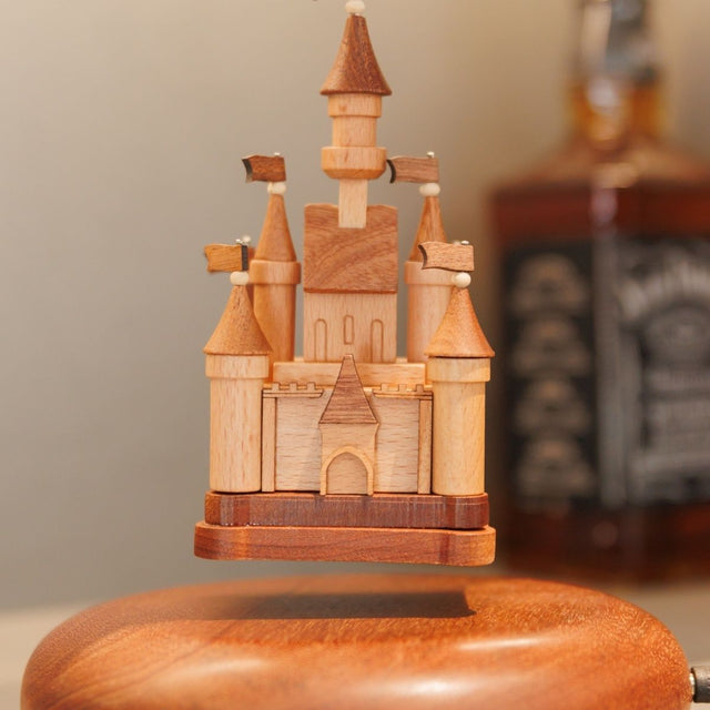 3D Wooden Magnetic Levitating Flying House Castle Home DecorDesktop Ornaments
