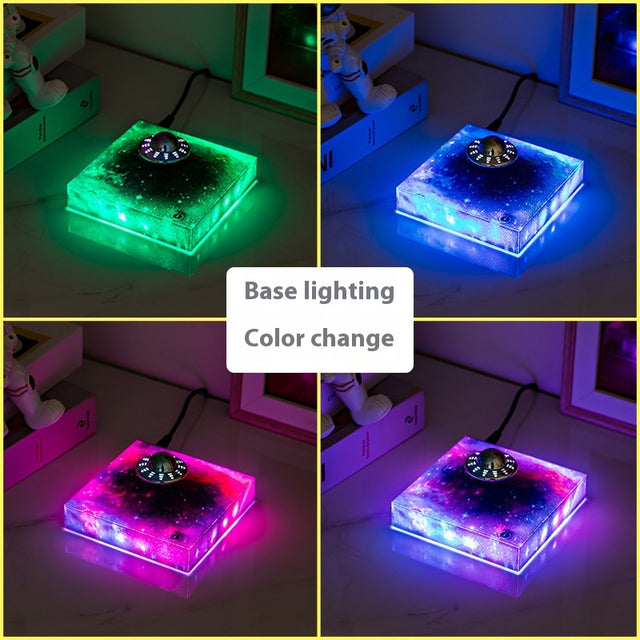 Levitating UFO Lamp Floating RGB Galaxy Light Home Decor Display Cool Gadgets