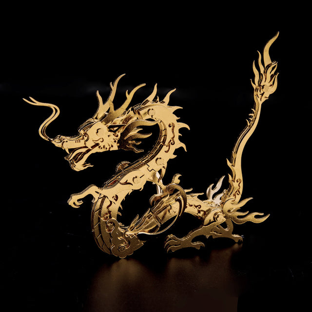 DIY 3D Metal Mechanical East Dragon Assembly Building Models Kit