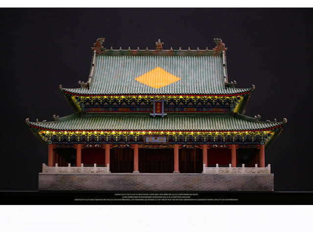 Guan di Temple Building 3D Puzzles Mortise and Tenon DIY Model Kit