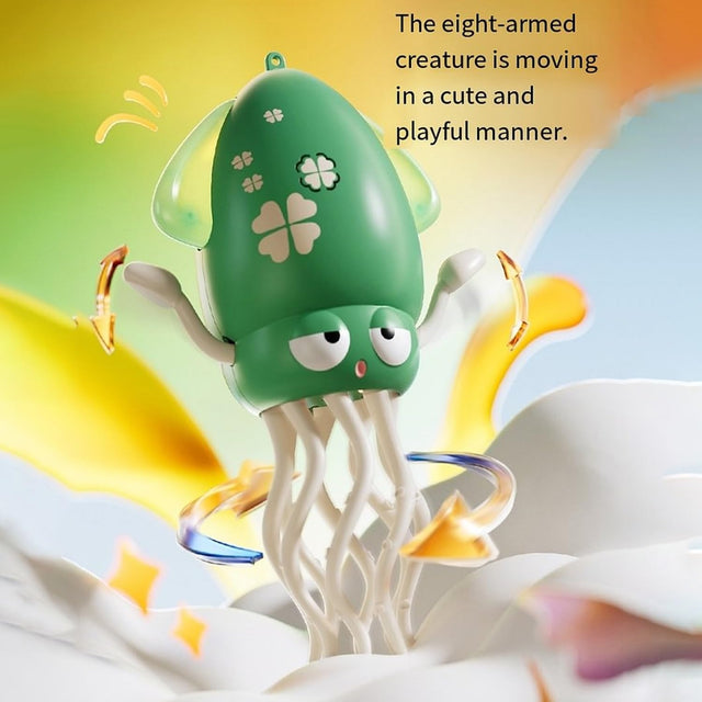 Electric Crawling Octopus Toy Auto-Avoid Smart Music Dancing Robotics Toys
