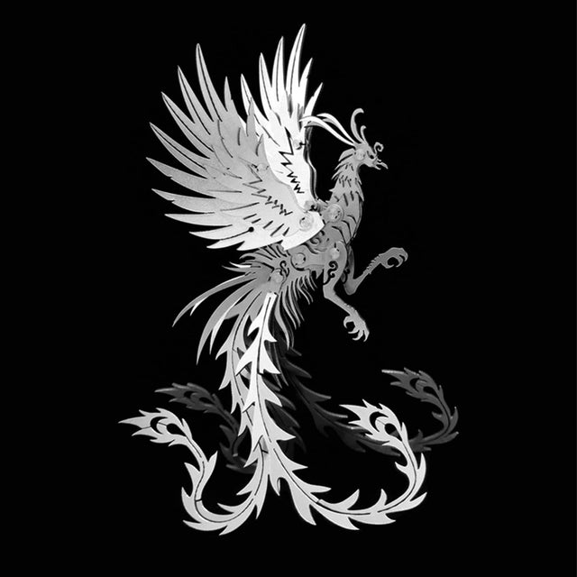 DIY 3D Metal Mechanical Phoenix Assembly Building Models Kit