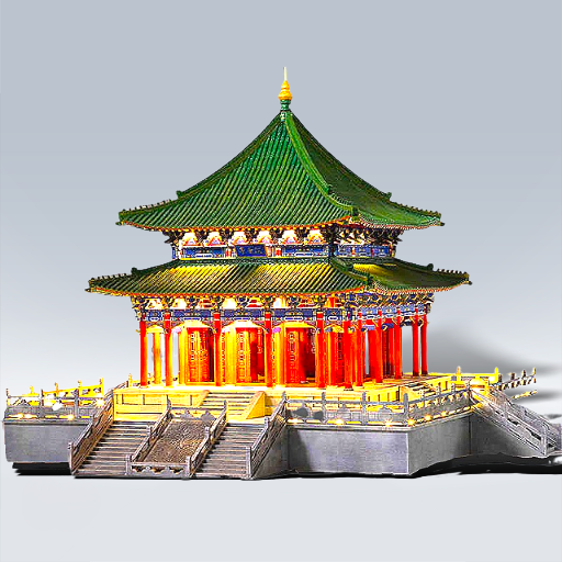 Chen Xiang Ting Wooden Building 3D Puzzles Mortise and Tenon DIY Model Kit