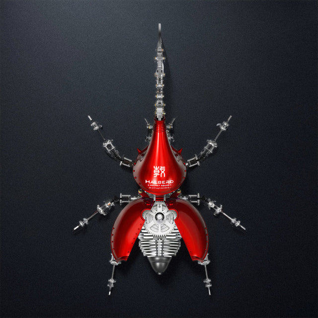 DIY 3D Beetle Insects with Long Horn Metal Model Puzzles Kits