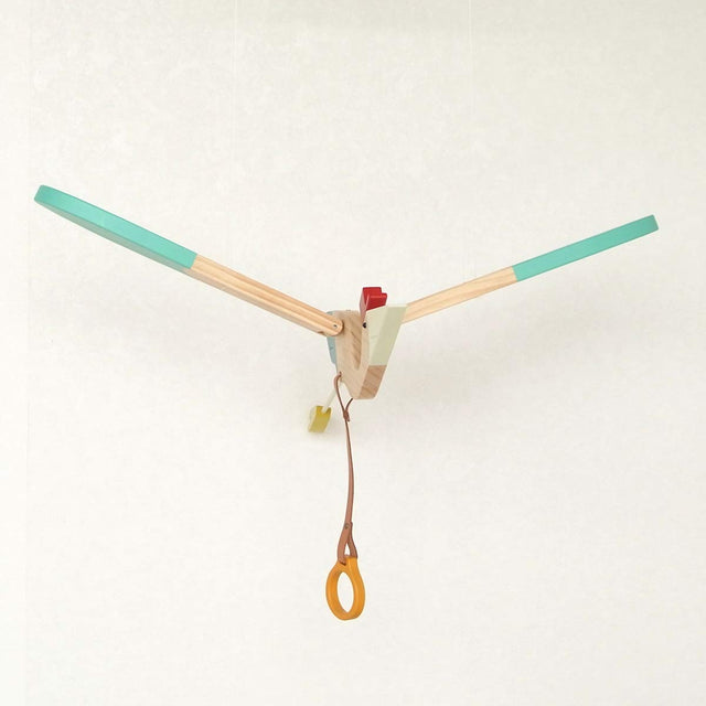 Handmade Creative Wall Hanging Flying Wooden Bird Wood Artwork Decor For Kids