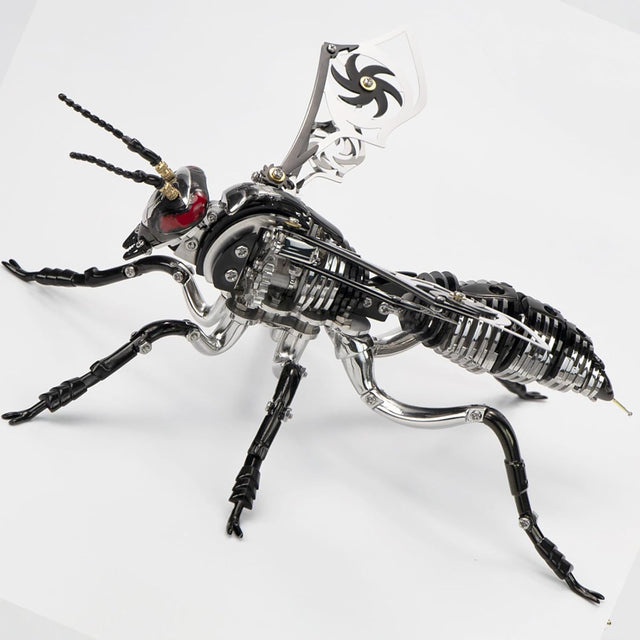3D Metal Wasps Puzzle Mechanical Insects Wasp Building DIY Model Kit Red Gold