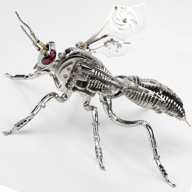 3D Metal Wasps Puzzle Mechanical Insects Wasp Building DIY Model Kit Red Gold